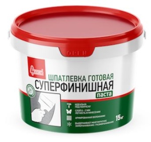 (Старатели) Шпаклевка полимерная готовая Суперфинишная 15кг
