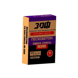 (ЗОФ) Пескобетон сухая смесь М300 40кг (30)