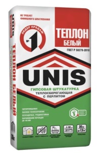 (Юнис) Штукатурка гипсовая "Теплон белый" 30 кг (40)