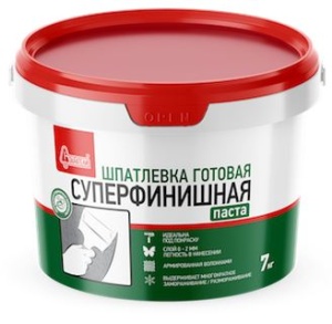 (Старатели) Шпаклевка полимерная готовая Суперфинишная  7кг